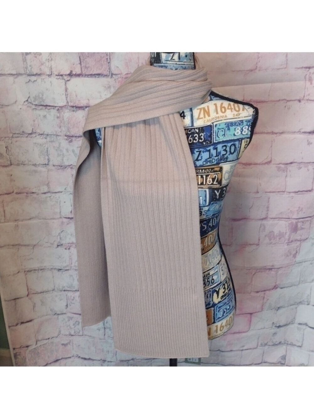 All SAINTS - women's blush rib mix scarf